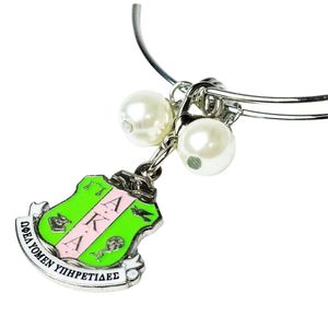   Pulsera de alambre plateado con dije de escudo plateado, brazalete ajustable, elegante joya de moda para mujer, regalo inspirado en hermandades - Product Image 5