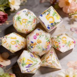 Juego de Dados de Resina con Logotipo Personalizado, Dados Poliédricos de Resina para Juegos de Mesa DND RPG, Accesorio de Juego al por Mayor - Product Image 2