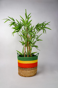 ตะกร้าจู๊ตถักมือผสมฝ้าย สำหรับเก็บของตกแต่งบ้าน ขายส่ง B2B - Product Image 6