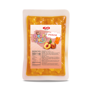 KEIFU-Gelatina de oso melocotón, perlas de fruta listas para comer para postres, 1,5 kg, empaquetadas en una bolsa - Product Image 1