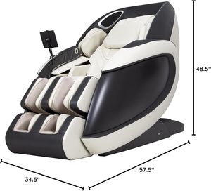 Sillón de Masaje de Cuerpo Completo con Gravedad Cero, Masaje Shiatsu, Reclinable, con Control de Calor para Hombros, Espalda y Piernas, Rodillo para Pies y Bluetooth - Product Image 2
