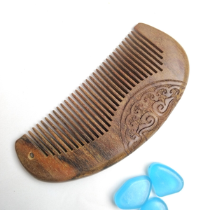 Professional Wooden Barber <b>Comb</b> Fine And <b>Wide</b> Tooth Hair Cutting Styling And Beard Grooming Tool Equipment - Product Image 3