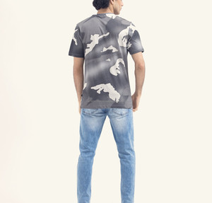 T-shirts courts personnalisés pour un look tendance T-shirt classique en coton pour hommes T-shirts en coton épais à manches courtes et à col rond - Product Image 4