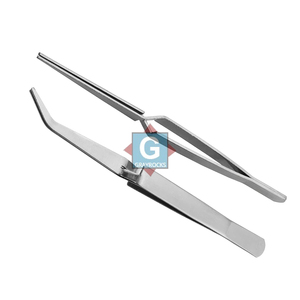 Pinzas de bloqueo cruzado GRAYROCKS, 2 uds., acero inoxidable de alta calidad, 125mm, 120mm, punta recta y doblada, herramientas para hacer joyas, bricolaje - Product Image 3