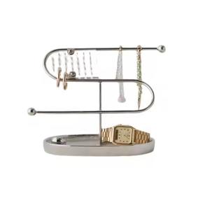 ที่วางเครื่องประดับโลหะดีไซน์ทันสมัยสำหรับจัดแสดงสร้อยคอ สร้อยข้อมือ ต่างหู - Product Image 6