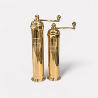 Ensemble de moulins à épices en laiton de petite taille, designs personnalisables, qualité alimentaire, moulin turc manuel pour la cuisine