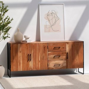 Consola y Aparador Vandana Pebble Maxima para Interiores de Hogar Modernos y Elegantes, con Espacio de Almacenamiento - Product Image 4