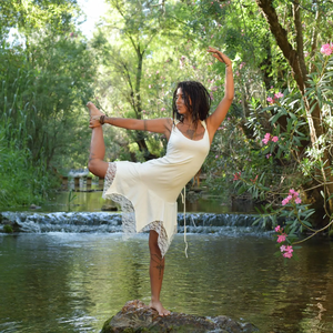 Robe Pixie asymétrique pour femmes, robe de fée avec dos ouvert, tenue de soirée bohème, mini robe - Product Image 1