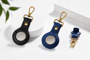 Llavero de Cuero Genuino Más Vendido, Llavero de Cuero de Moda con Cierre Metálico Seguro para Llaves de Coche y Casa, Disponible en Oferta - Product Image 6