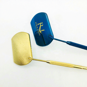Top Product Blue And Gold Plasma Coated Color / <b>Square</b> Shape And Eyelash Extension <b>Mirror</b> And Diamond Grip Handle - Product Image 3
