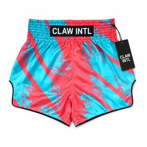 Pantalones Cortos de Boxeo Unisex, Rojos y Azules con Estampado Diagonal, Transpirables, de Secado Rápido, Poliéster/Algodón, Impresión Digital, Ropa Deportiva sin Costuras - Product Image 1