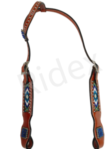 Juego de Cabezada, Pechopetral y Collar de Cuero Occidental Premium ADEEFA, Todas las Tallas, Artículos de Equitación de Alta Calidad, Precios al por Mayor - Product Image 4