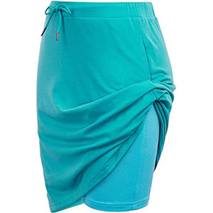 Jupe en jean vintage taille haute pour femme, coupe droite décontractée, avec logo frontal, longueur midi, été-automne - Product Image 1