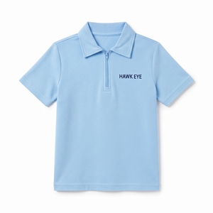 Wholesale Manufacturer <b>Kids</b> Cotton Polo Shirt Unisex Short Sleeve Turn Down Collar School Wear Breathable Leisure Top - Product Image 3