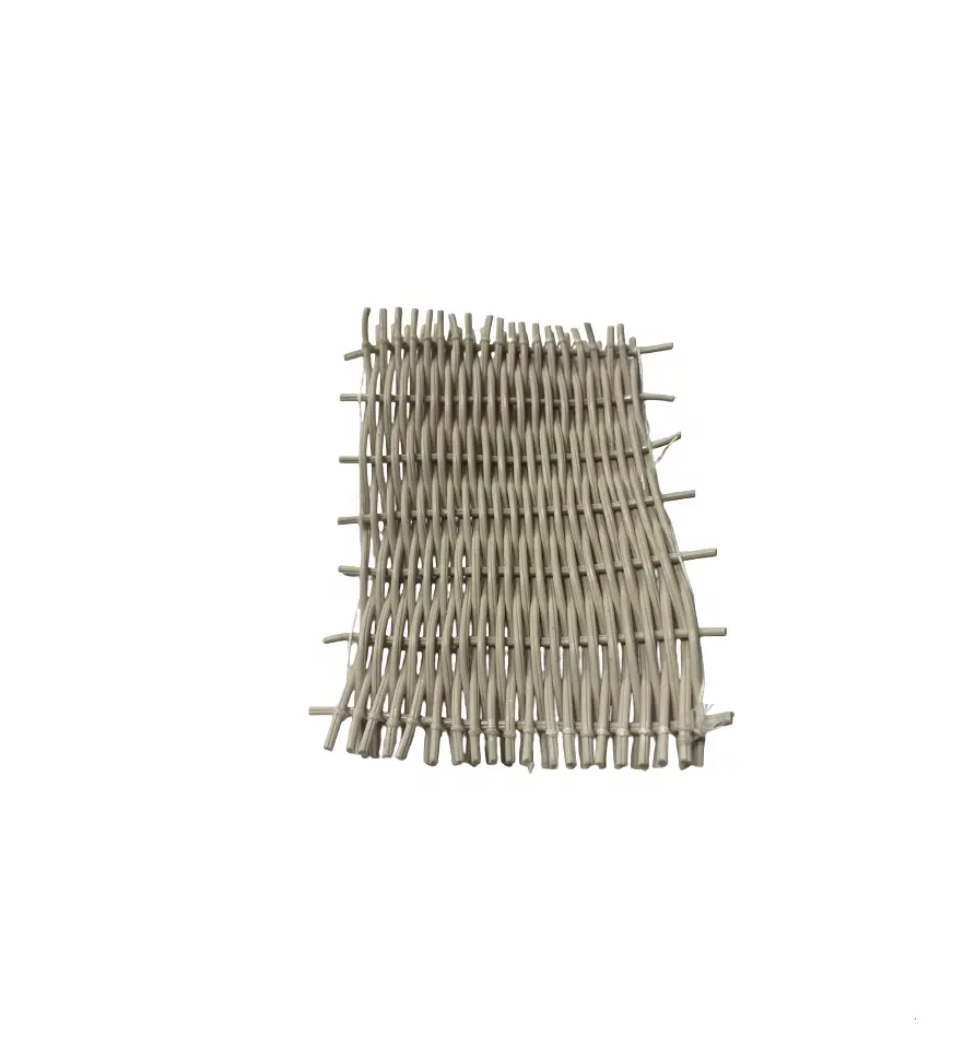 Atacado de fábrica cinza sintético rattan material tecido para fazer mobiliário sala de jantar ao ar livre cadeira jardim