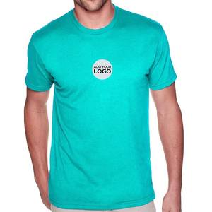 T-shirt 50% coton Pima pour homme, coupe ajustée, col rond, haut confortable pour homme - Product Image 3