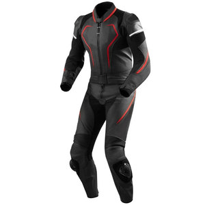 Step Into <b>the</b> <b>Road</b> with This Two-Piece Premium Leather Motorbike Suit Waterproof & Windproof Plus Size Feel <b>the</b> Strength - Product Image 2
