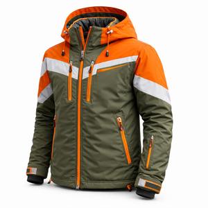 Chaqueta Cortavientos Impermeable Ecológica para Actividades al Aire Libre, 10.000 mm, Unisex, Ligera, 100% Poliéster, con Capucha, OEM, Nueva Llegada - Product Image 5