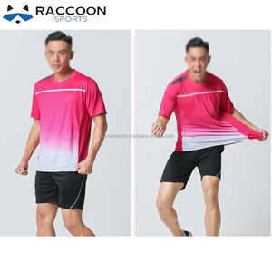 Tenue de sport pour homme adulte, uniforme de tennis, jersey respirant à séchage rapide en polyester/spandex, impression par sublimation personnalisée - Product Image 4