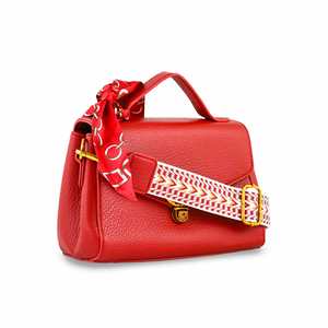 Bolso de noche formal rojo P36298 con correa para el hombro - Product Image 2