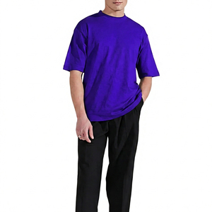 T-shirt ample et respirant 100 % coton, 250 g, coupe large BF, pour homme, vente en gros - Product Image 2