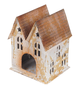 Nouveauté - Maison pour oiseaux en métal galvanisé faite à la main et personnalisée - Ornement de Noël - Moderne - Écologique - Collections AB - Fabriqué en usine - Product Image 1