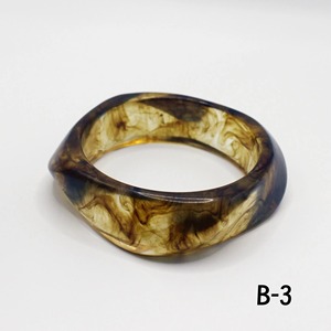 Bracelets en résine style rétro, bracelets en résine couleur unie, articles de gros personnalisés pour usine - Product Image 4