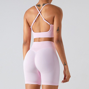 Ropa Deportiva para Mujer: Sujetadores Cómodos con Logotipo Personalizado y Pantalones Cortos de Yoga Ligeros y Transpirables para Yoga y Fitness - Product Image 2