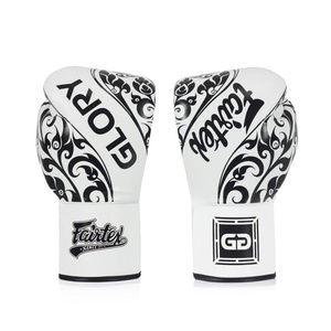 Guantes de Boxeo Negros Fairtex de Alta Calidad, 100% Cuero Genuino, Hechos a Medida, Agarre Antideslizante, Modelo Glory - Product Image 5
