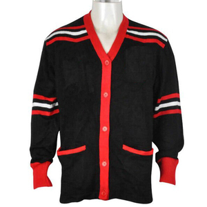 Manufacture Your Custom Logos On Acrylic Cardigans Sweaters Embroidery Letters Knitted Sorority Fraternity Unisex - Product Image 1