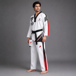 Uniforme de taekwondo resistente hecho con materiales ligeros y transpirables para mayor comodidad, confianza y durabilidad. - Product Image 3