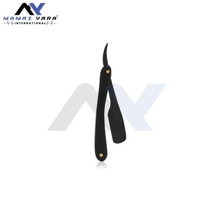 Rasoir manuel professionnel à manche en plastique de haute qualité, lame droite en acier inoxydable, six lames aiguisées, shavette pliable pour le visage - Product Image 2