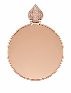 Pendentif unisexe Gallerley Fine Jewelry Hip Hop en argent sterling 925 plaqué or rose, serti de moissanite VVS taille brillant, avec certificat - Product Image 3