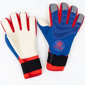 Gants de gardien de but en cuir professionnel Grip Support de poignet pour le match d'entraînement de football-Léger respirant Blaze Fight Wear - Product Image 1