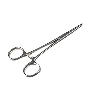 Pinces hémostatiques Kelly en acier inoxydable à mâchoires dentelées, courbées et droites, pour chirurgie médicale par Zoul - Product Image 1