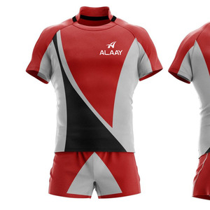 Nueva Camiseta de Rugby Personalizada al por Mayor, Uniforme de Rugby Sublimado de Manga Corta - Product Image 4