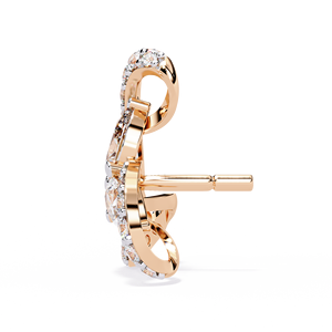 Pendientes Aries Jewel con Diamantes Cultivados en Laboratorio en Forma de Pera y Redondos, Oro de 14K, Certificados por IGI, Ideales para Regalo, Fiestas y Aniversarios - Product Image 6