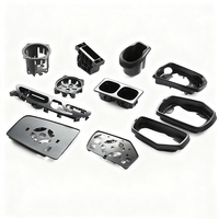 Boîtier en plastique pour éclairage automobile sur mesure, moulage par injection, lentille PC PMMA, boîtier d'éclairage automobile, usinage CNC, pièces en plastique
