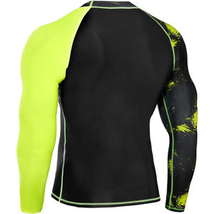 Maillot de compression personnalisé pour homme, imprimé par sublimation, en spandex, pour le surf et la plongée, vente en gros - Product Image 4