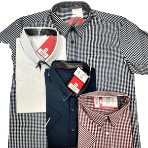 เสื้อเชิ้ตแขนสั้นผู้ชาย ผ้าซาตินคอตตอน 100% ลายเรียบ สวมใส่สบาย ระบายอากาศได้ดี ไม่เป็นขุย ปกพับได้ ผลิตอย่างยั่งยืนเพื่อความสมบูรณ์แบบ - Product Image 2