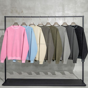 Sudadera de cuello medio alto para hombre, estilo informal, holgada, para otoño e invierno, sudadera de cuello redondo para mujer - Product Image 1