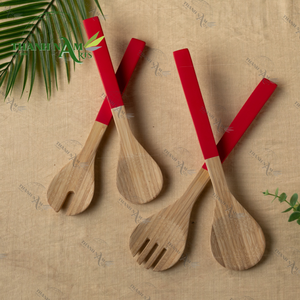 Juego de utensilios de cocina de bambú para cocina vietnamita, cuchara, espátula con mango importado de un proveedor de confianza - Product Image 1