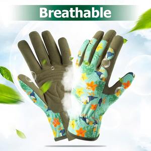 Gants de jardin d'hiver en cuir imperméables, respirants et anti-épines, très demandés, avec poignées confortables pour une protection optimale des mains - Product Image 5