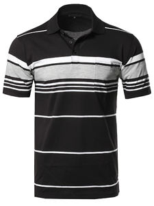 Chemises polo 100% coton, chemises pour hommes, polos de golf personnalisés, polos avec logo personnalisé, t-shirts pour hommes - Product Image 3