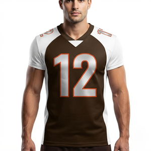 Professional Quality Custom Football Jerseys Wholesale Custom Football Jerseys Breathable Mesh American Football Jersey - Product Image 6