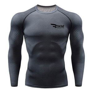 Camiseta deportiva transpirable de última tendencia para entrenamiento y jogging, camiseta de capa base para hombre, ecológica y de alta calidad. - Product Image 1