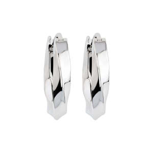 MINIMALIST 925 STERLING <b>SILVER</b> PLATED HOOP <b>EARRINGS</b> FOR WOMEN BOHEMIAN CHIC EVERYDAY JEWELRY ANNIVERSARY CELEBRATION GIFT FOR WI - Product Image 2