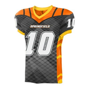 Ensemble de maillots de football américain pour hommes, noir et bleu, col en V, manches courtes, uniforme respirant, coupe athlétique, toutes saisons - Product Image 2