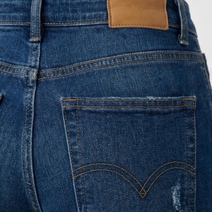 Hole Tassel Womens <b>Denim</b> Shorts <b>Stretch</b> Slim Fit Summer Casual Streetwear Fashionable Apparel Stylish Trendy Outfit Item - Product Image 5