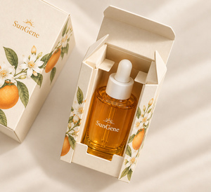 Carton à fond plat SunGene Cream Orange Blossom pour sérum - Product Image 2